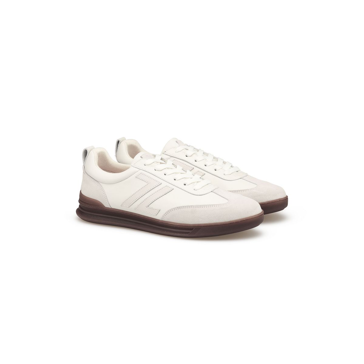 Minimalistischer Leder Low-Top Sneaker