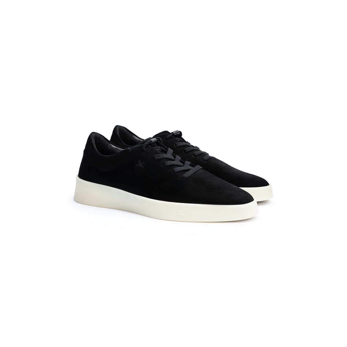Minimalistische Rauleder-Sneaker