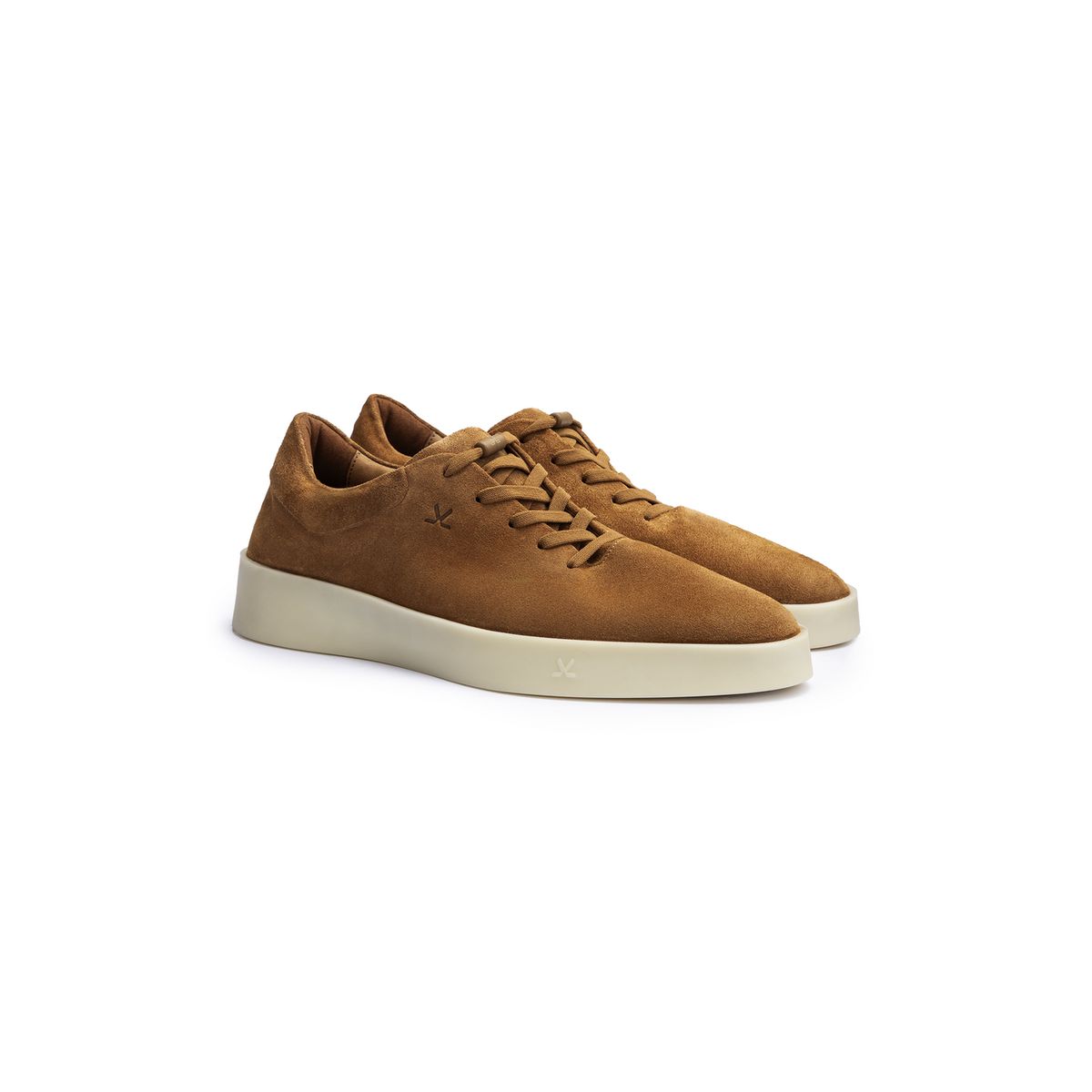 Minimalistischer Rauleder Low-Top Sneaker
