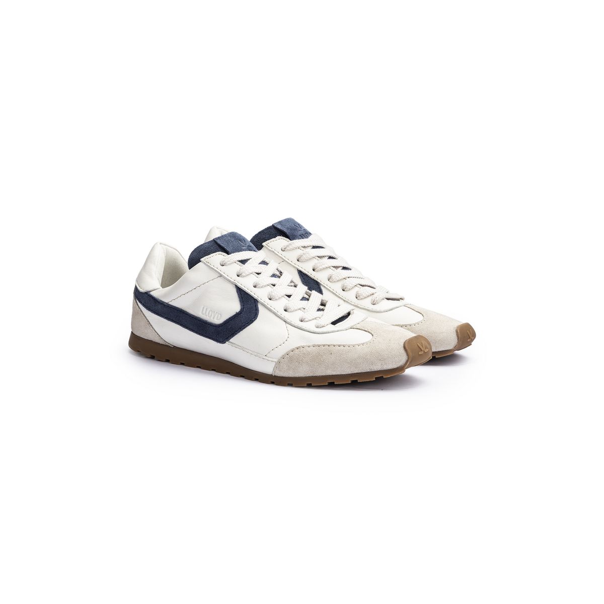 Urbane Sneaker aus Glatt- und Rauleder