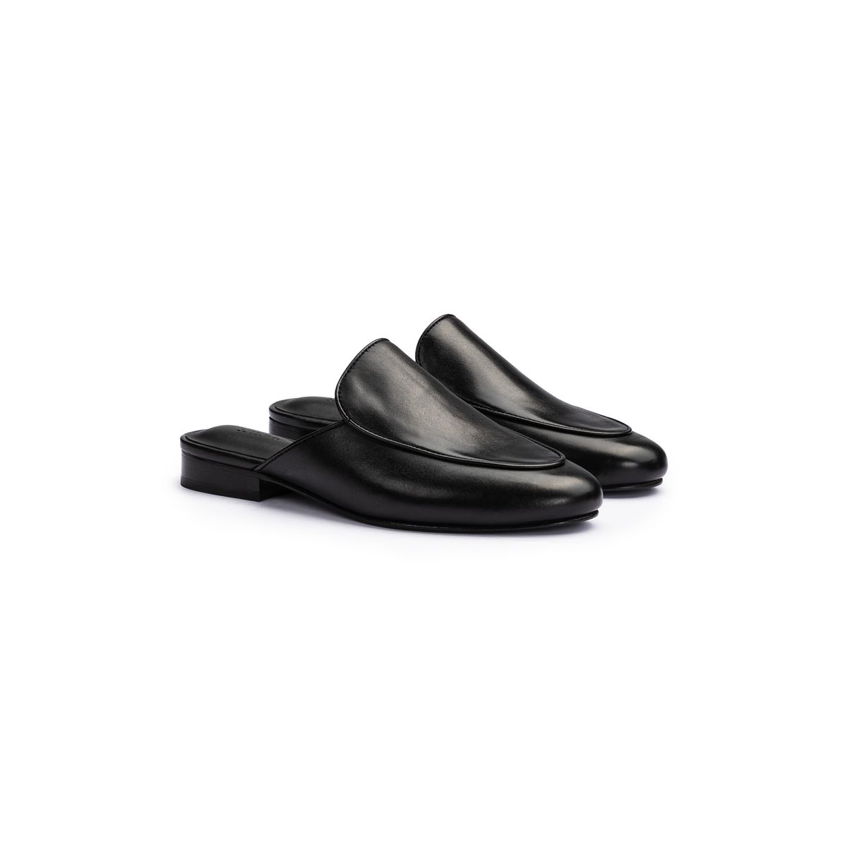 Elegante Mules aus Glattleder