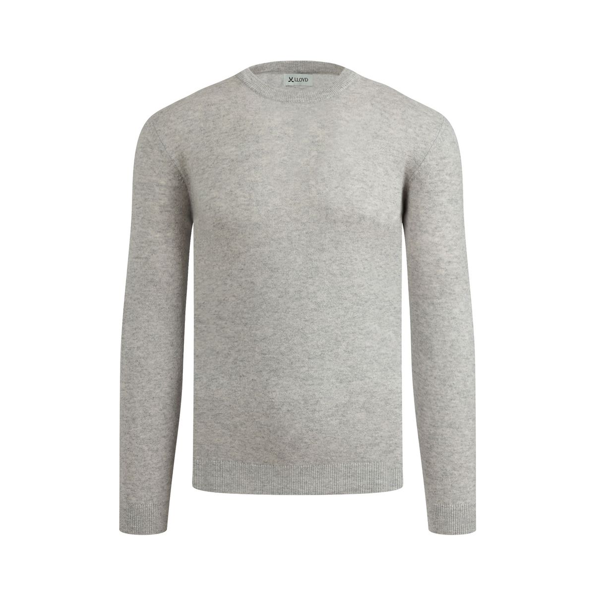 Rundhalspullover aus Merino-Kaschmir-Mix