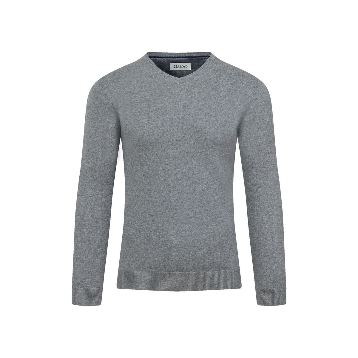 Weicher Baumwoll-Kaschmir V-Ausschnitt Pullover