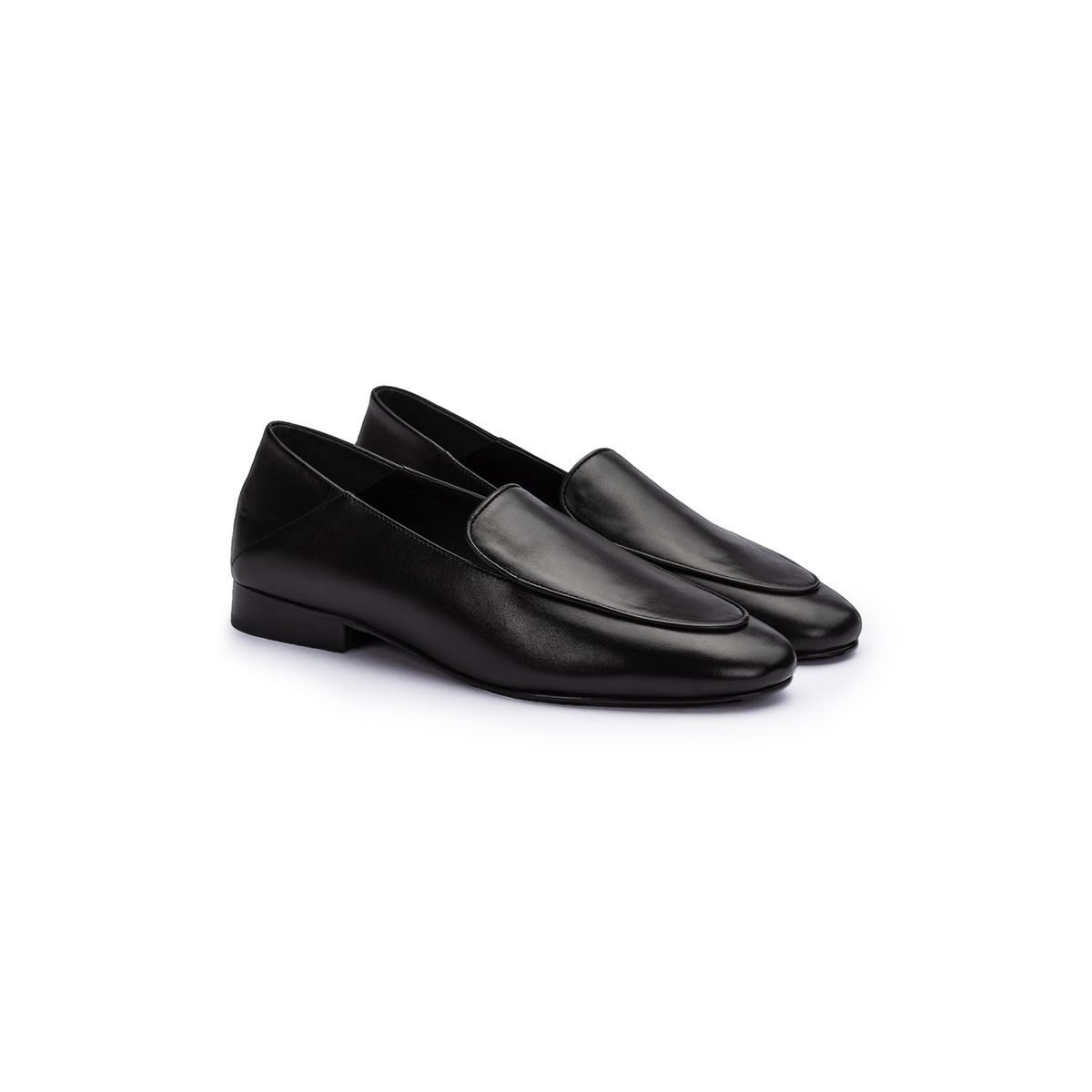 Minimalistische Glattleder-Loafer