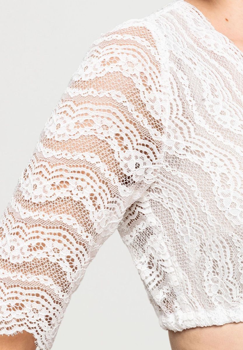 Elegante Bolero-Spitzenjacke