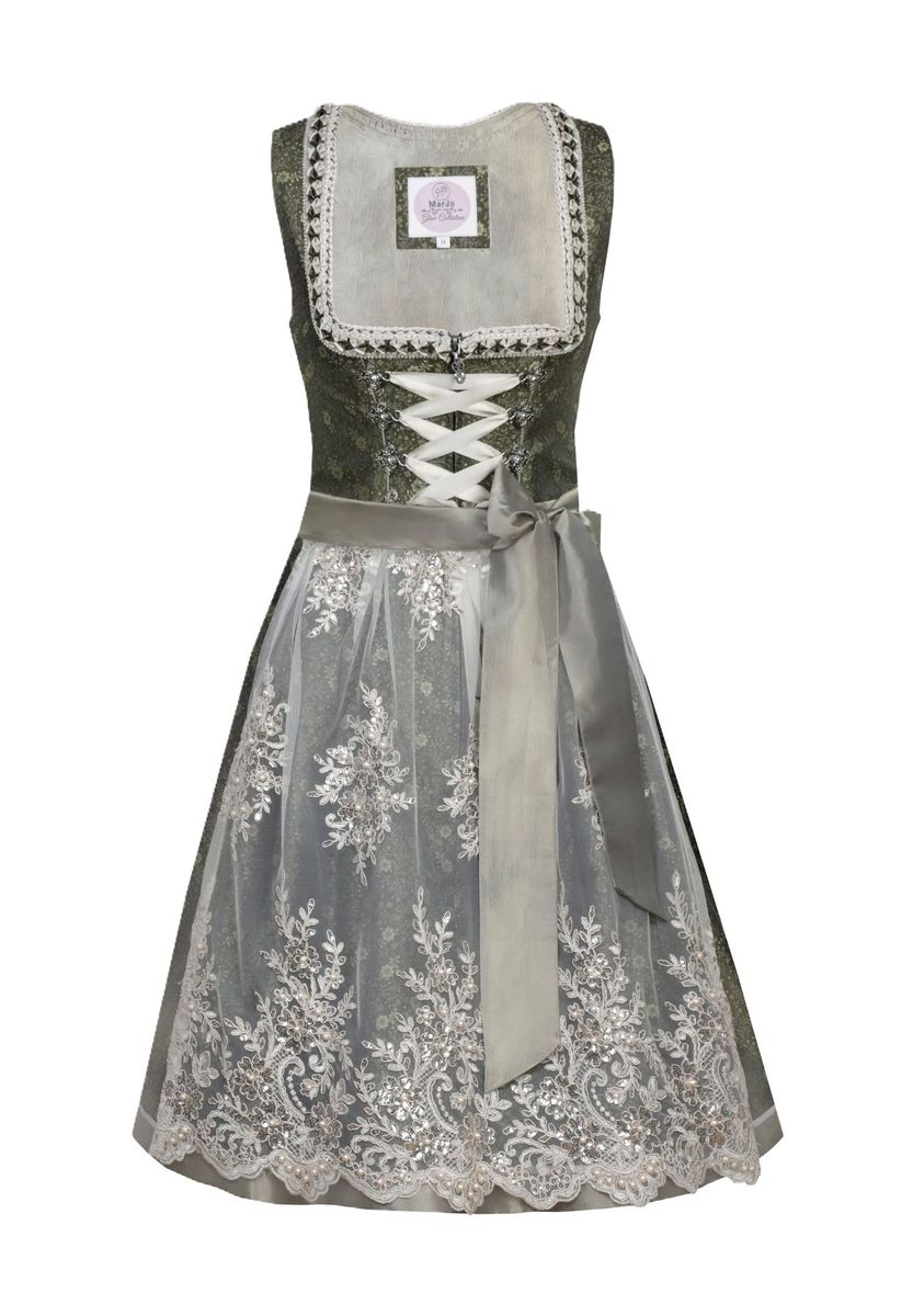 Elegantes Dirndlkleid mit Spitzenstickerei