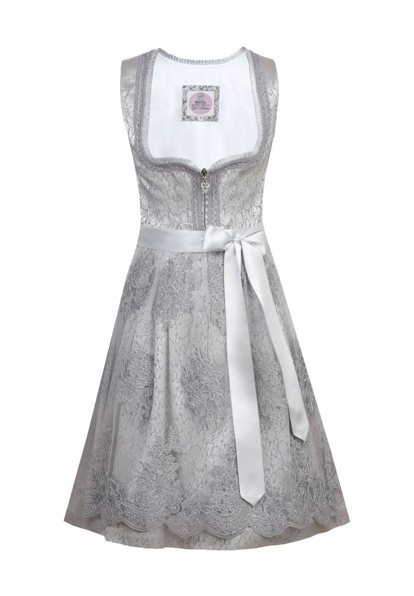 Elegantes knielanges Dirndlkleid mit Spitze