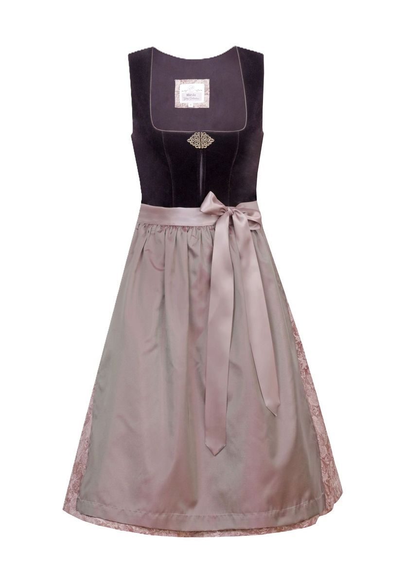 Elegantes Dirndl-Kleid mit Schürze
