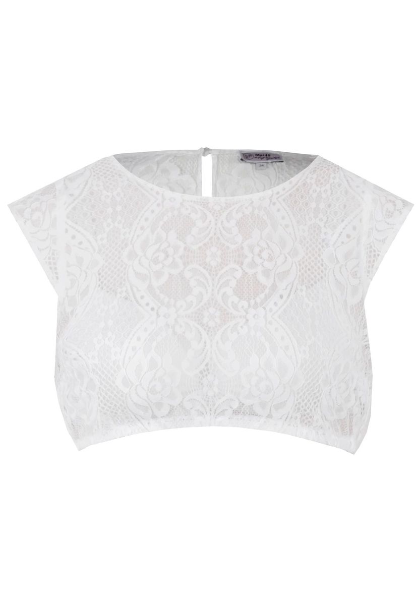 Elegantes Crop Top aus Spitze