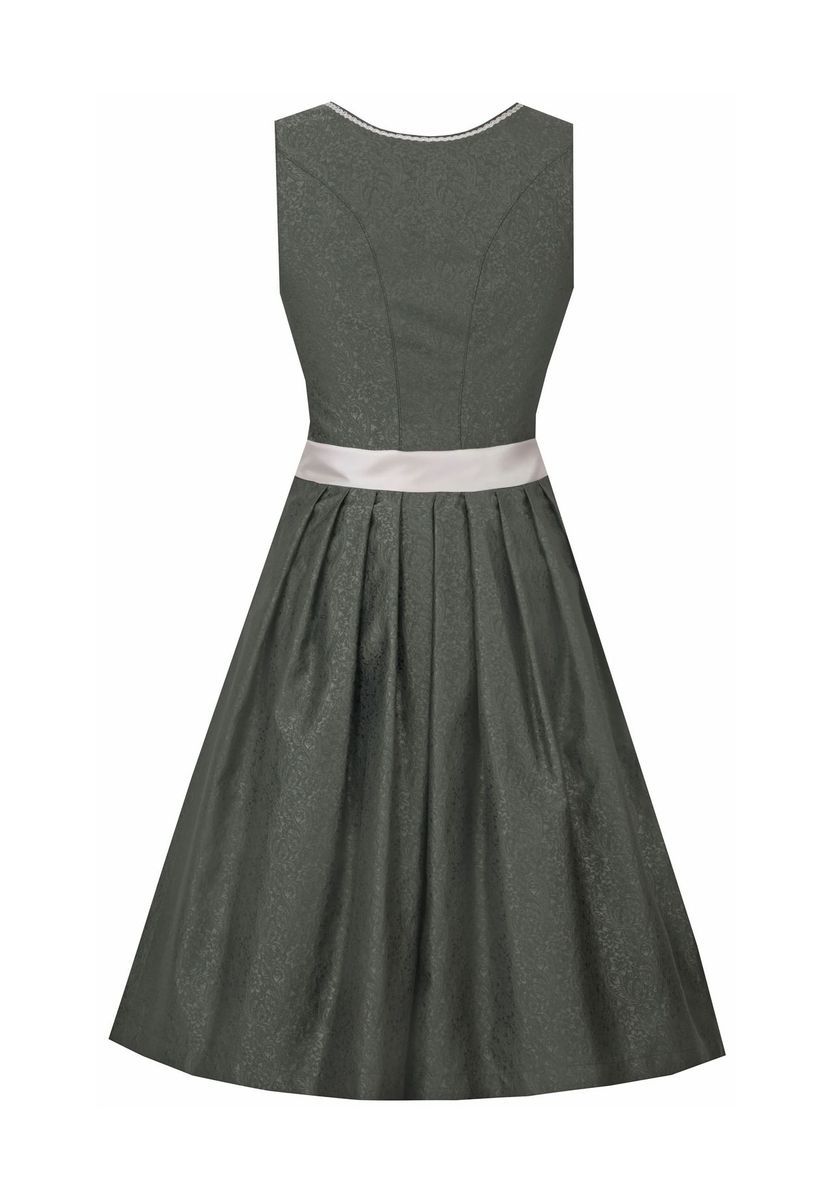 Klassisches Dirndl-Kleid mit Spitzenüberzug