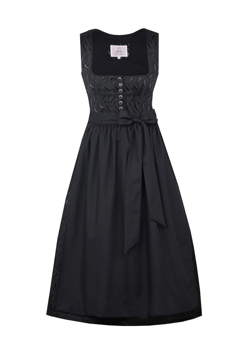 Elegantes ärmelloses Midi-Dirndlkleid