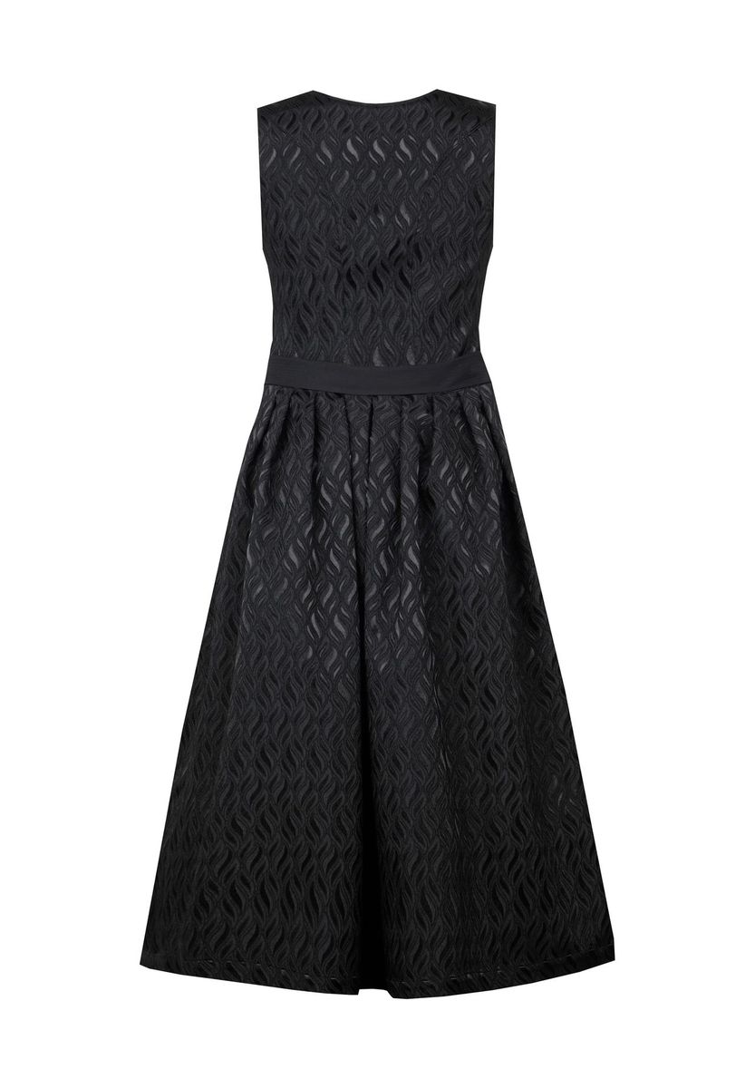 Elegantes ärmelloses Midi-Dirndlkleid