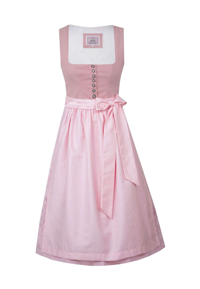 Klassisches rosa traditionelles Dirndlkleid