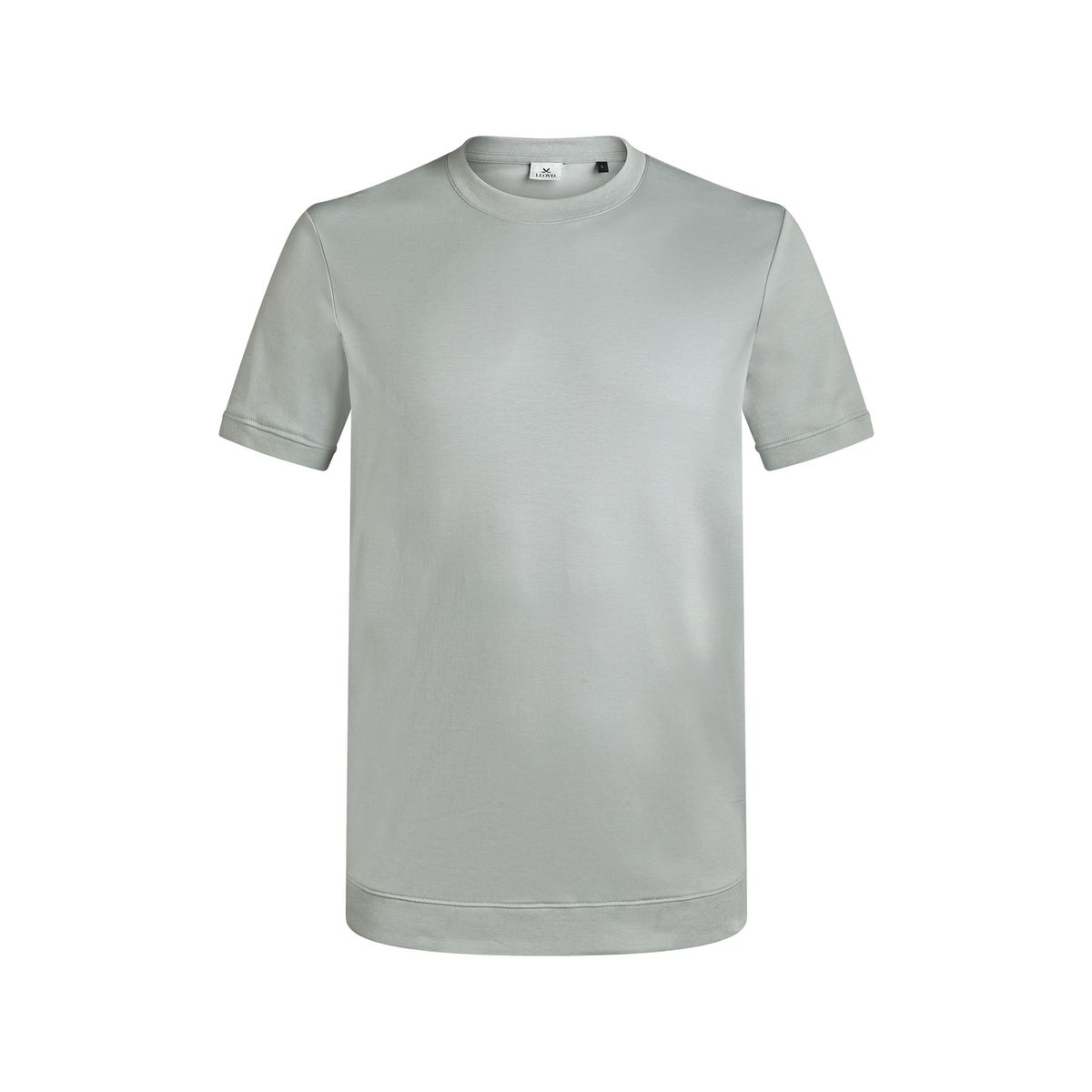Klassisches Rundhals-T-Shirt mit Bündchen