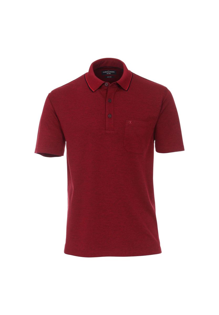 Klassisches Baumwoll-Jersey-Poloshirt