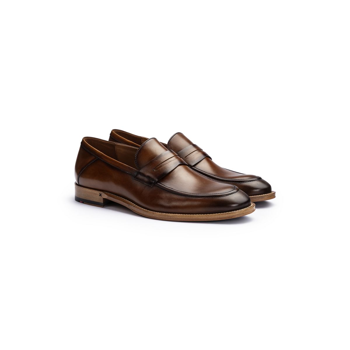 Klassische Penny Loafer aus Glattleder