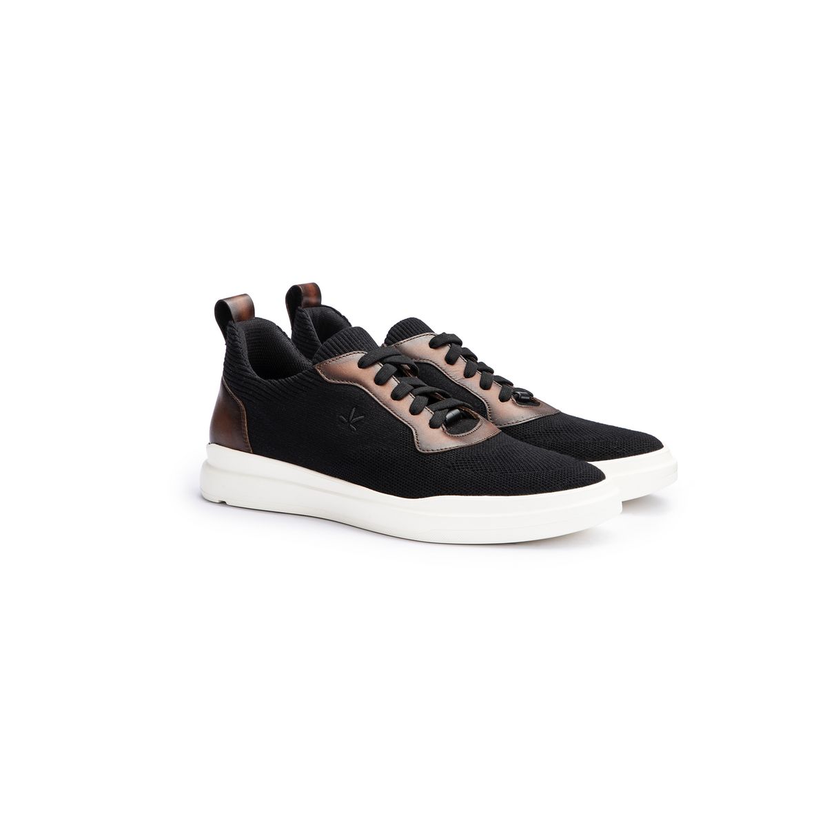 Business-Sneaker aus Textil-Leder-Mix