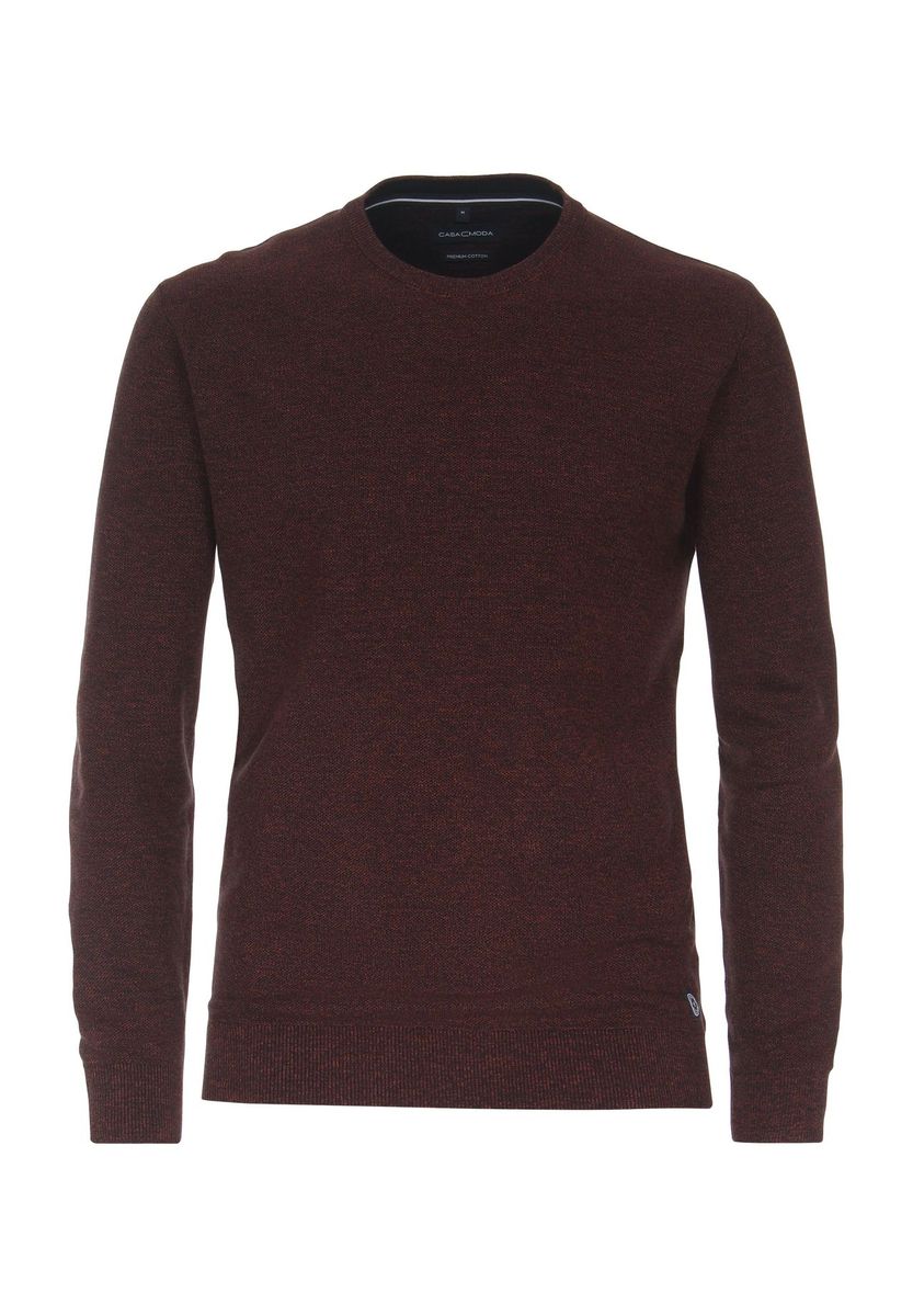 Klassischer Strickpullover mit Rundhalsausschnitt