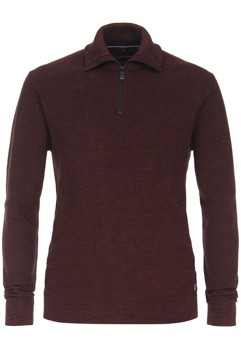 Klassischer Stricktroyer mit Reißverschluss