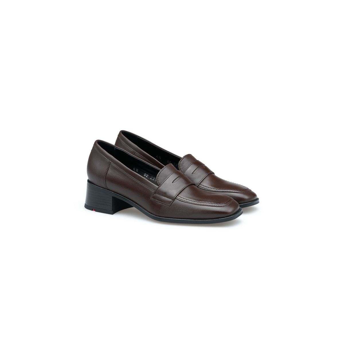 Elegante Penny-Loafer mit Blockabsatz