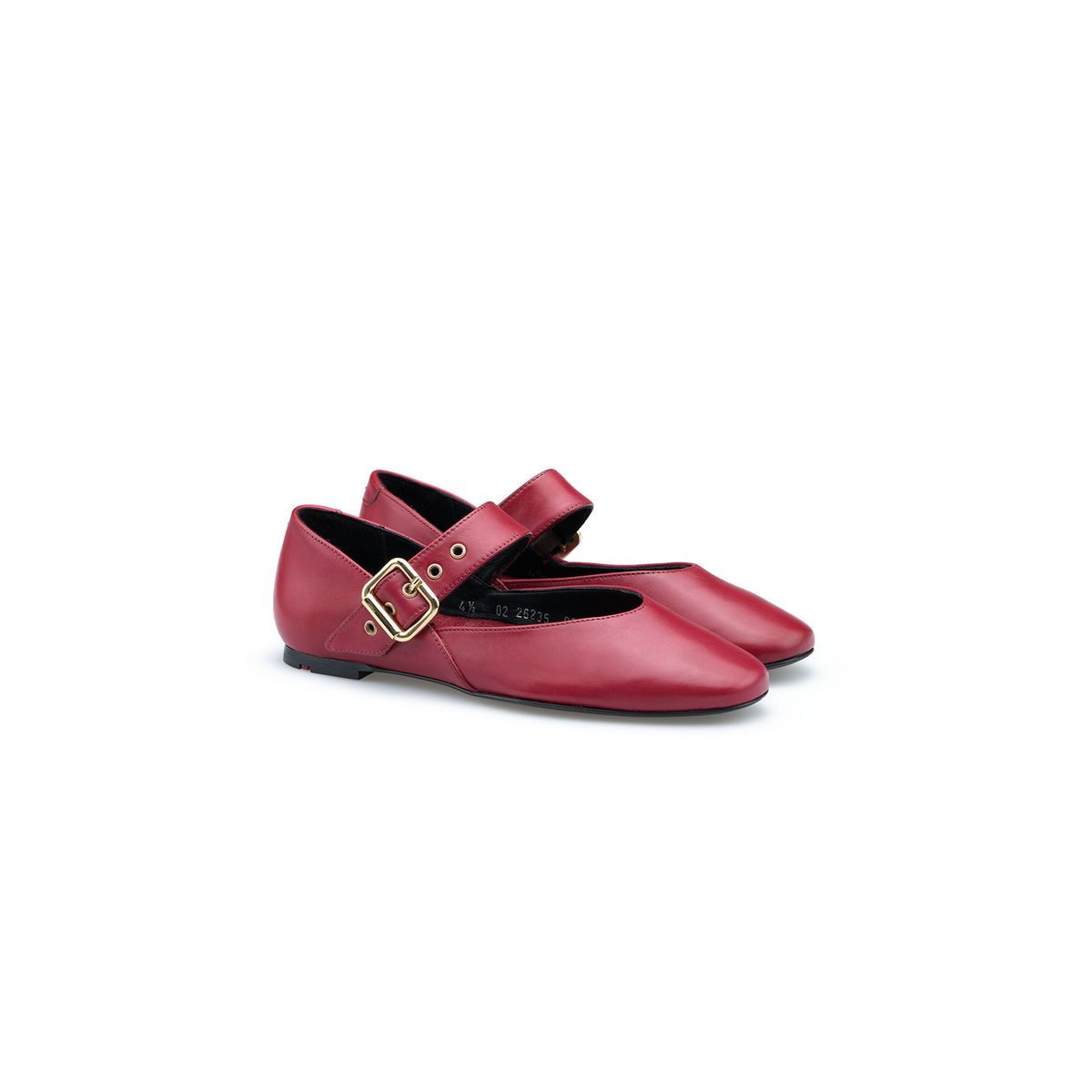 Elegante Mary Jane mit Karree-Spitze