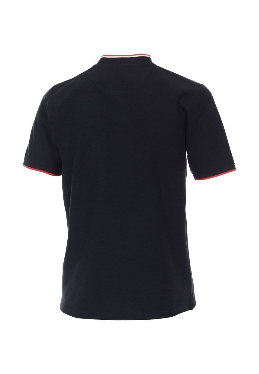 Lässiges Poloshirt mit Stehkragen und kurzen Ärmeln