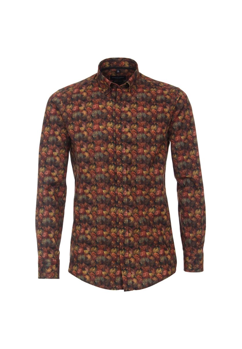 Freizeithemd aus Baumwolle mit Blumenmuster