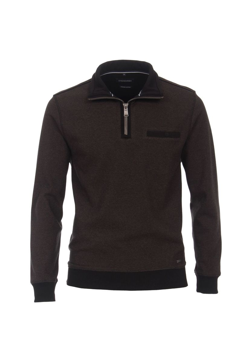 Herren Sweatshirt mit Reißverschluss aus Baumwollmischung