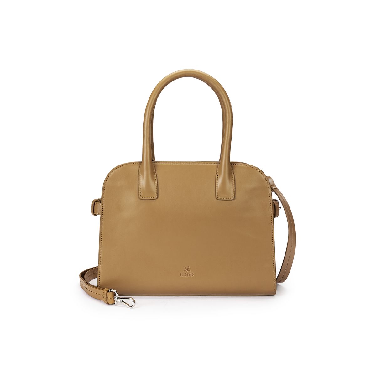 Elegante Leder-Business-Tasche in Kuppelform