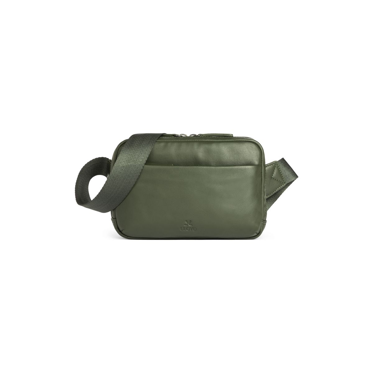 Kompakte Crossover-Tasche aus Glattleder