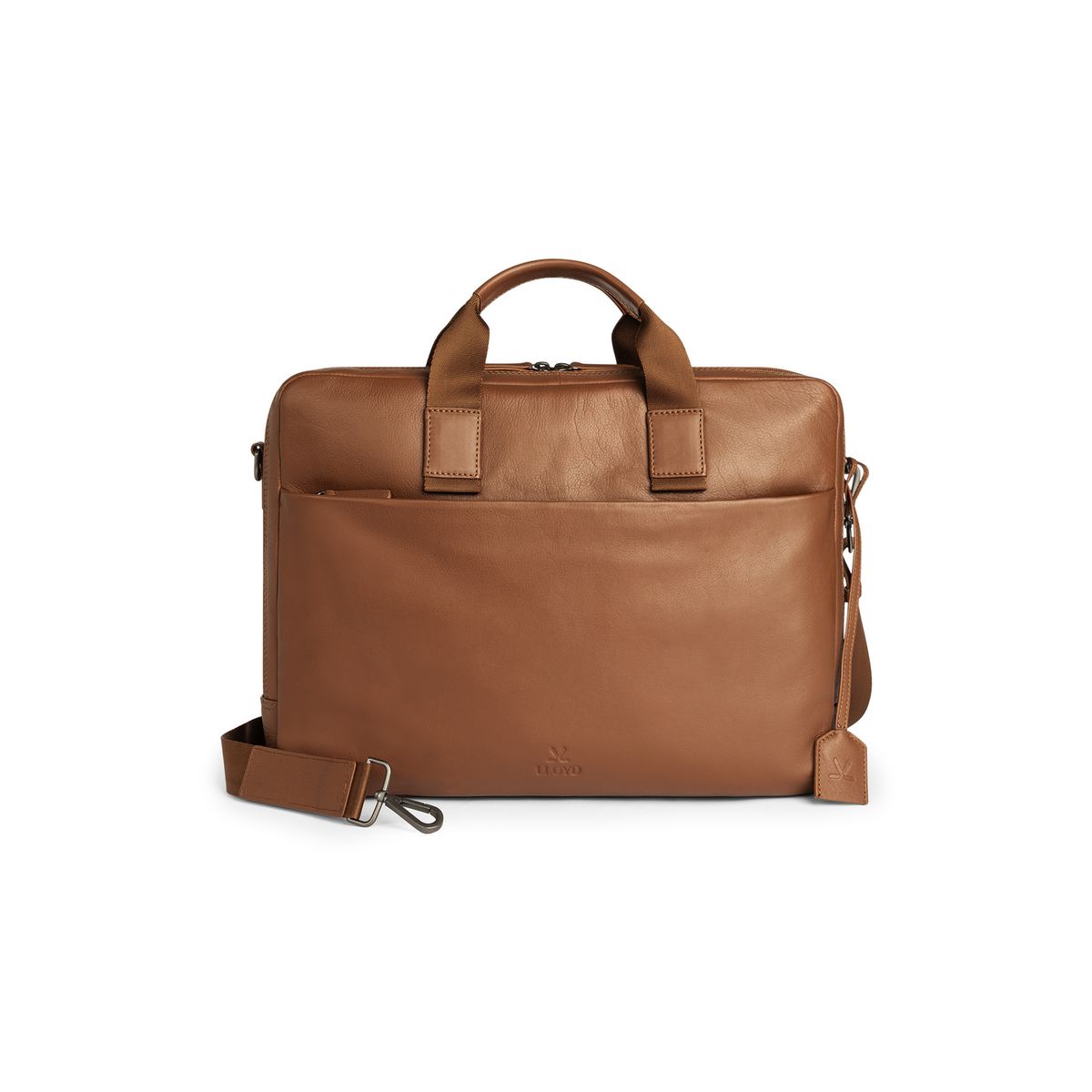 Professionelle Laptoptasche aus Glattleder