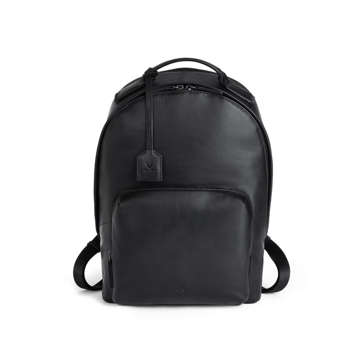 Minimalistischer Leder-Laptop-Rucksack