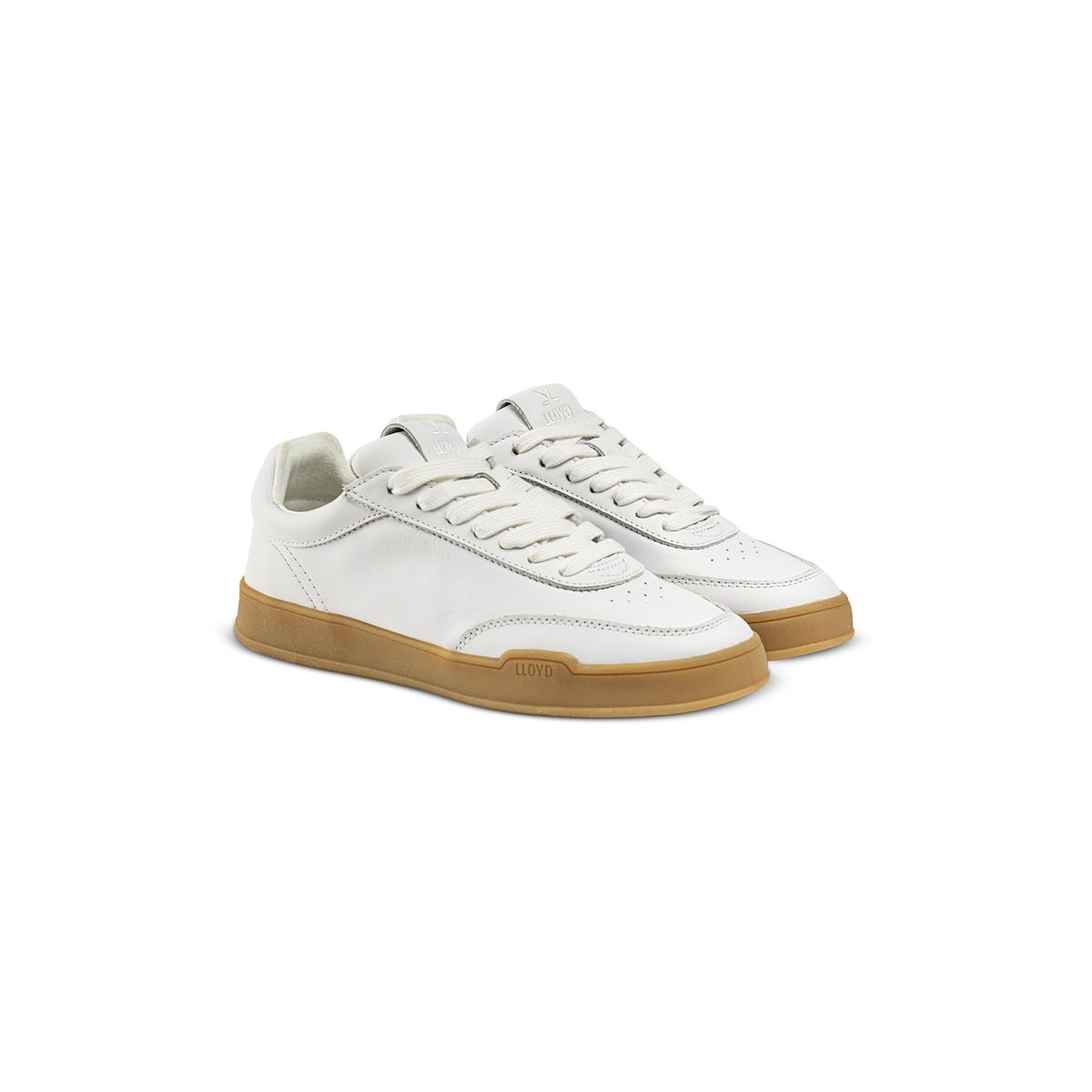 Minimalistische Leder Low-Top Sneaker
