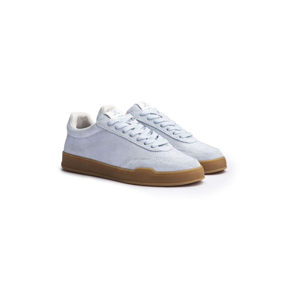 Low-Top Rauleder-Sneaker mit Gummisohle
