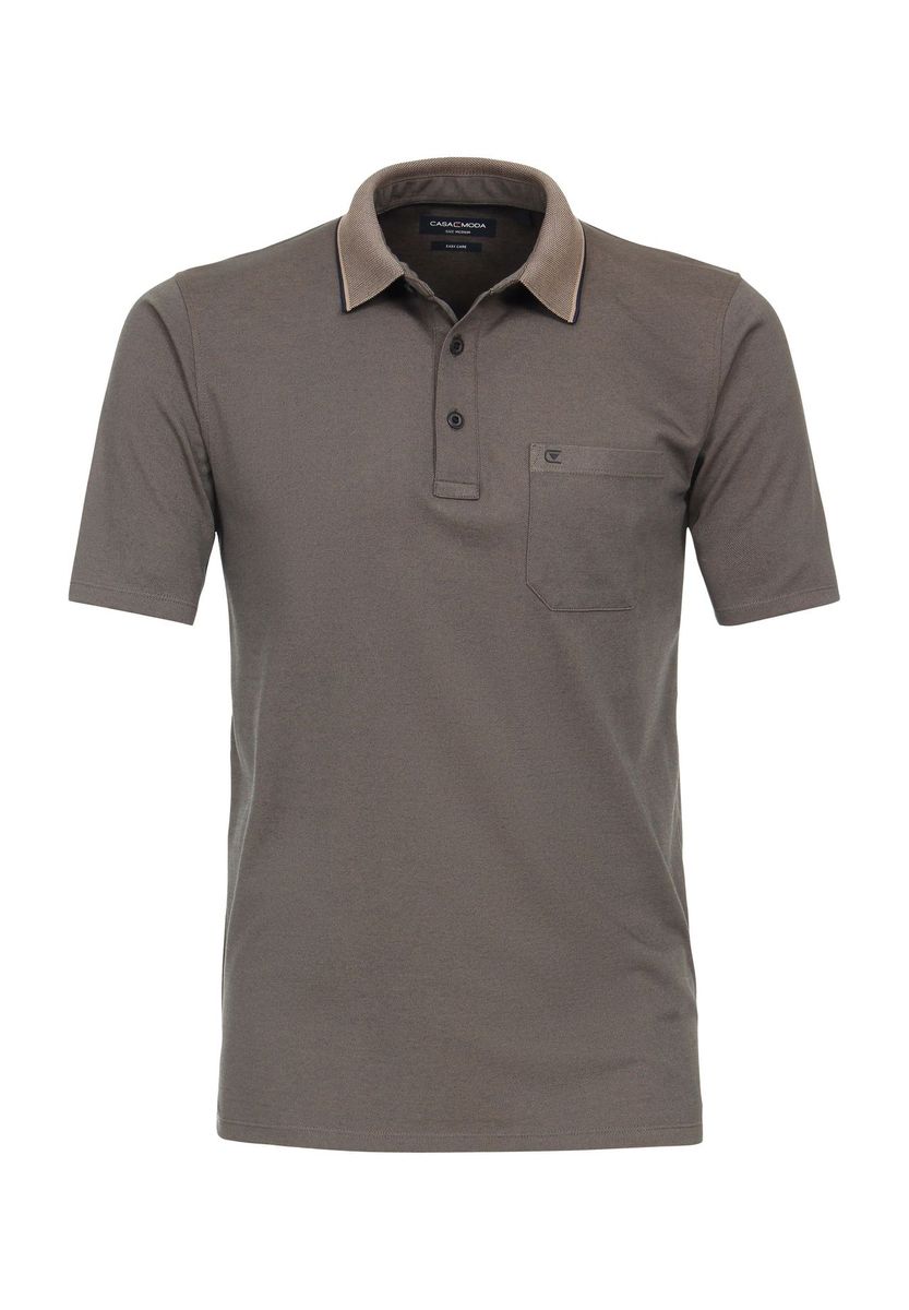 Klassisches Baumwoll-Poloshirt mit Tasche