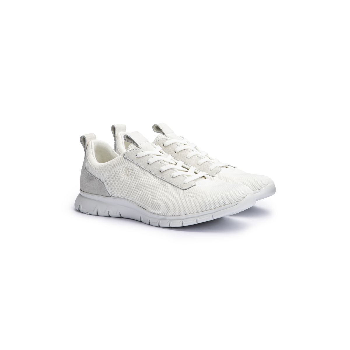 Moderne Textil- und Rauleder-Sneaker