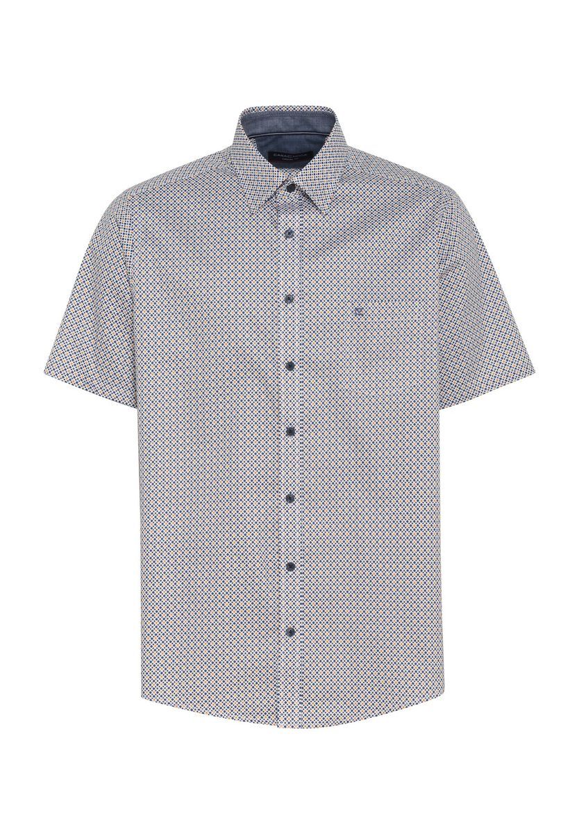 Bedrucktes Kurzarm-Freizeithemd aus Baumwolle