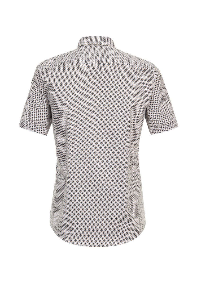 Bedrucktes Kurzarm-Freizeithemd aus Baumwolle