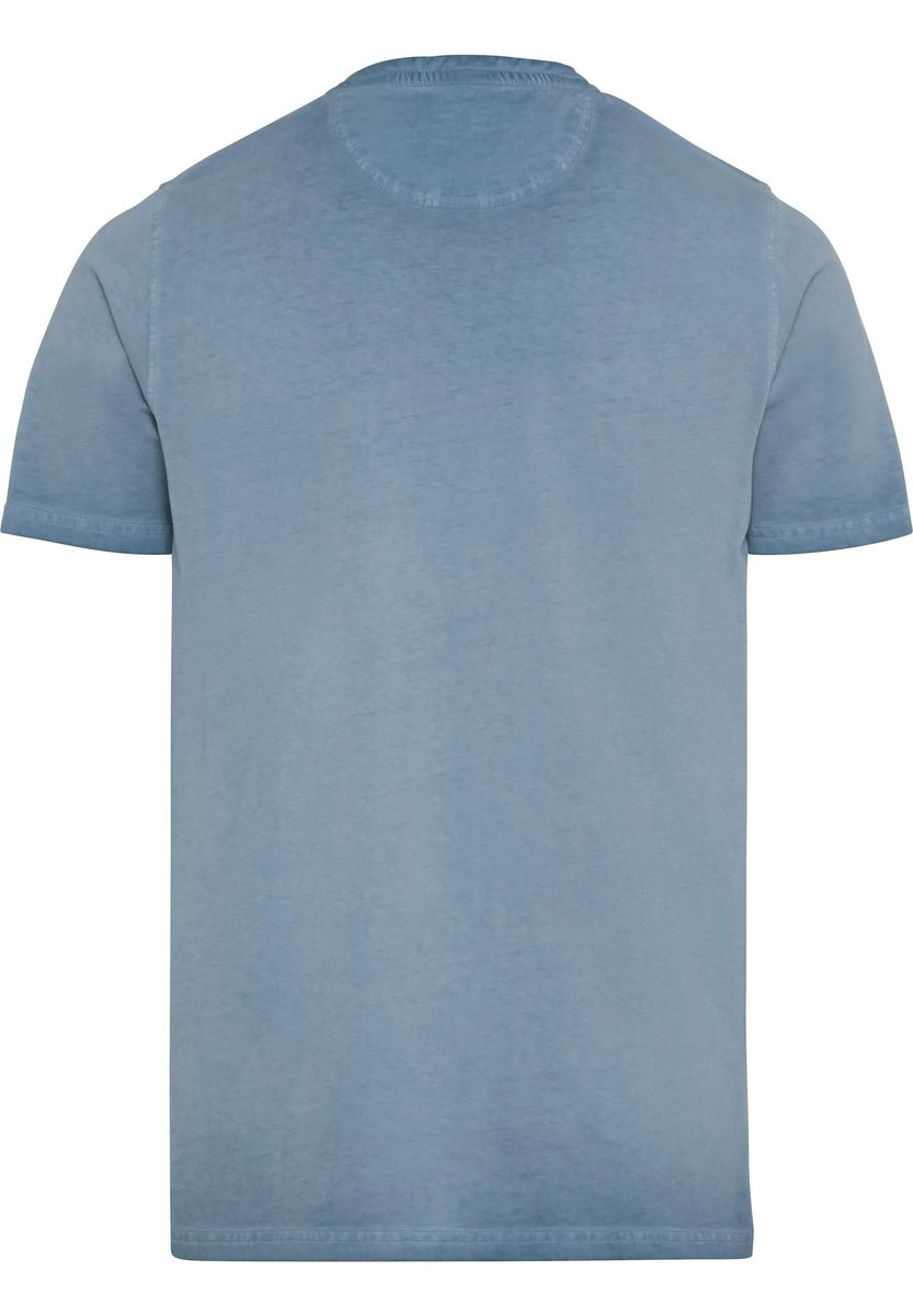 Henley-T-Shirt mit grafischer Stickerei