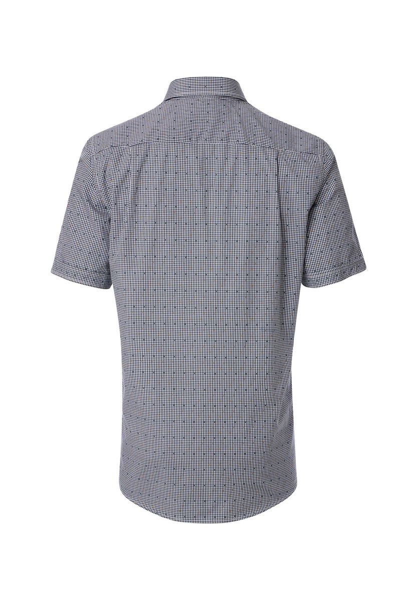 Modern Fit kariertes Kurzarmhemd