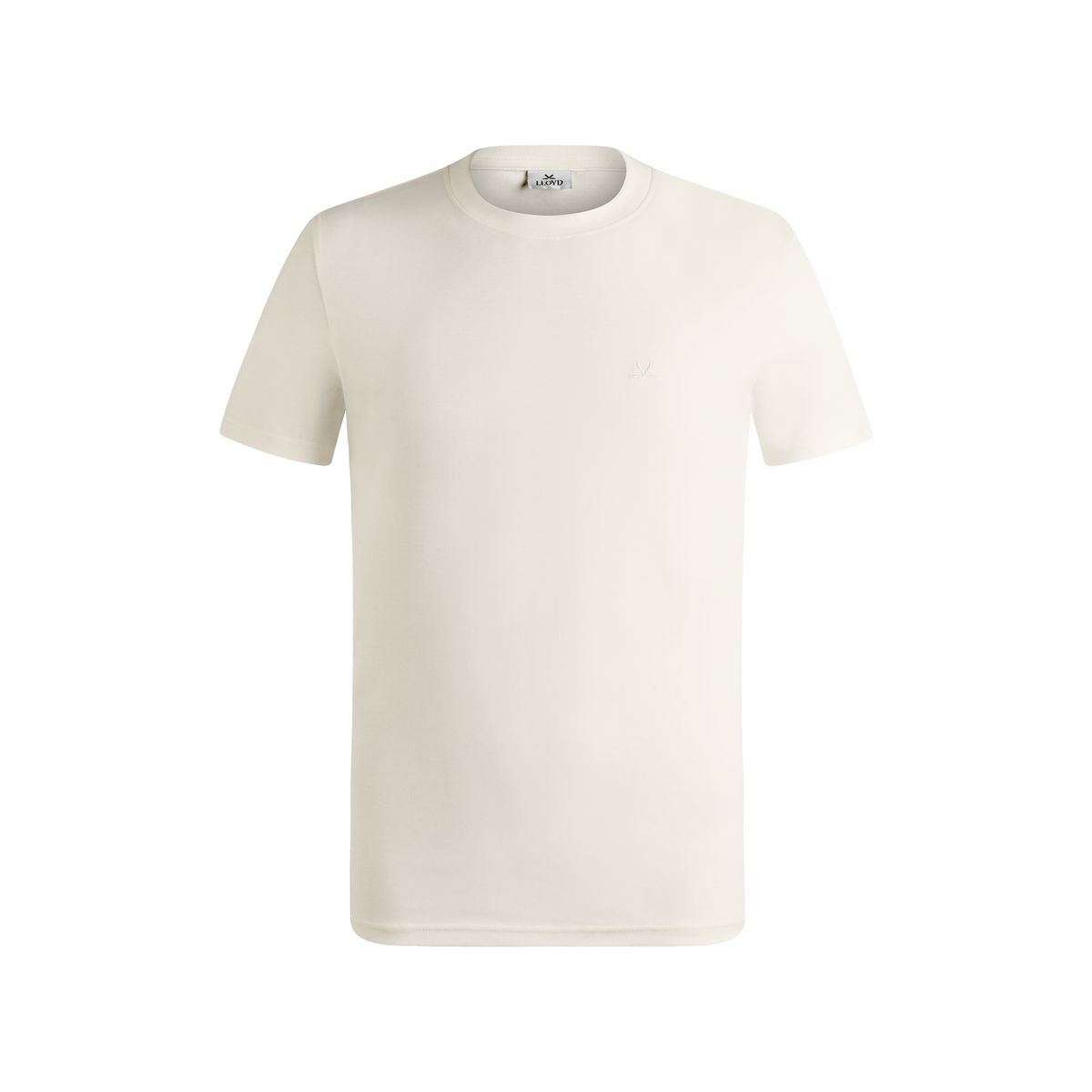 Essenzielles Baumwoll-T-Shirt mit Rundhalsausschnitt
