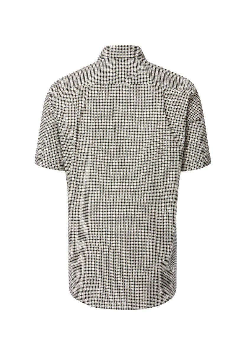 Bedrucktes Baumwollhemd mit bequemer Passform