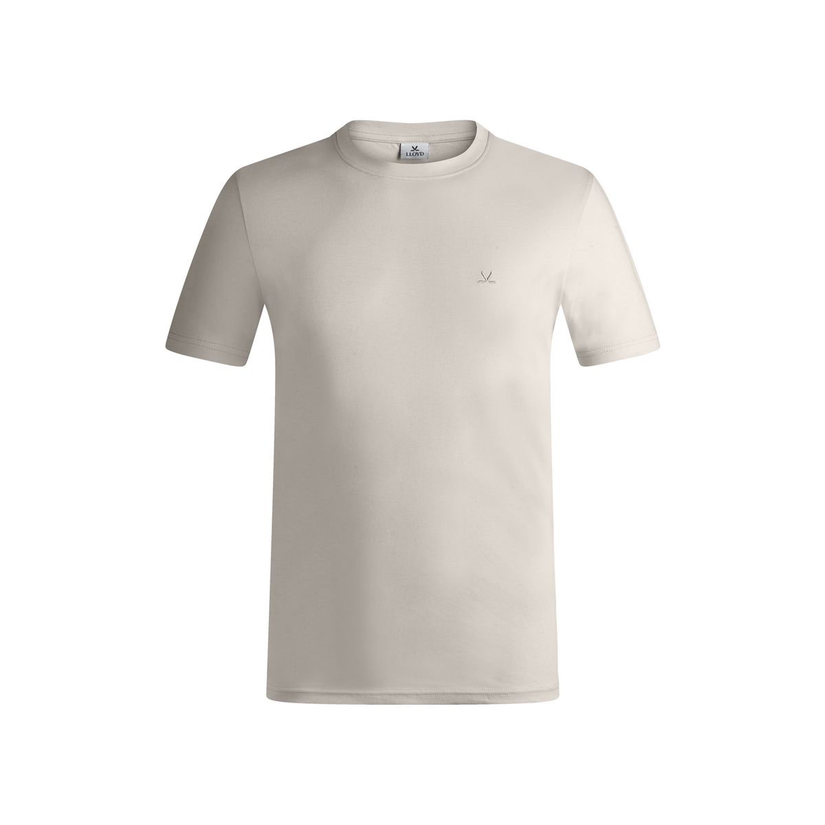 Essentielles Baumwollshirt mit Rundhalsausschnitt