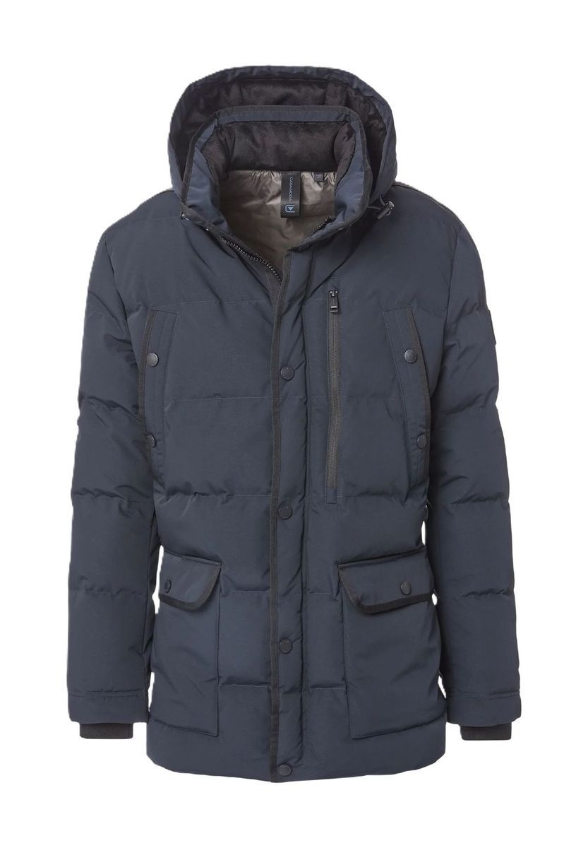 CASAMODA Steppjacke, Tunnelzug, Stehkragen, für Herren, blau, XXL