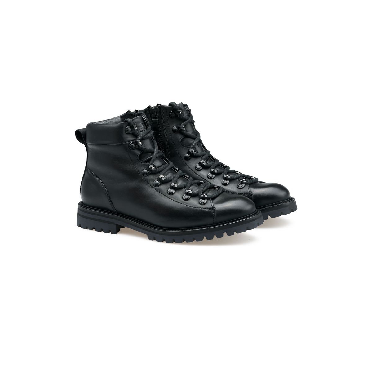 Robuste Leder-Schnürboots im Hiking-Stil