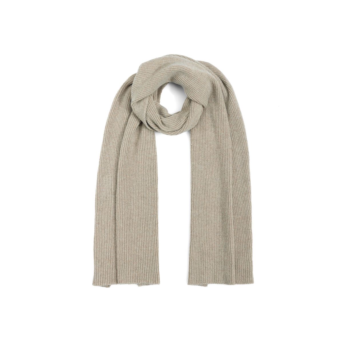 Rippstrickschal mit Kaschmir-Anteil