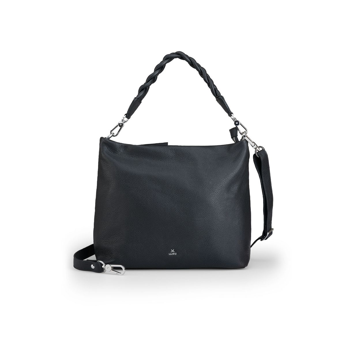 Hobo-Tasche mit geflochtenem Henkel
