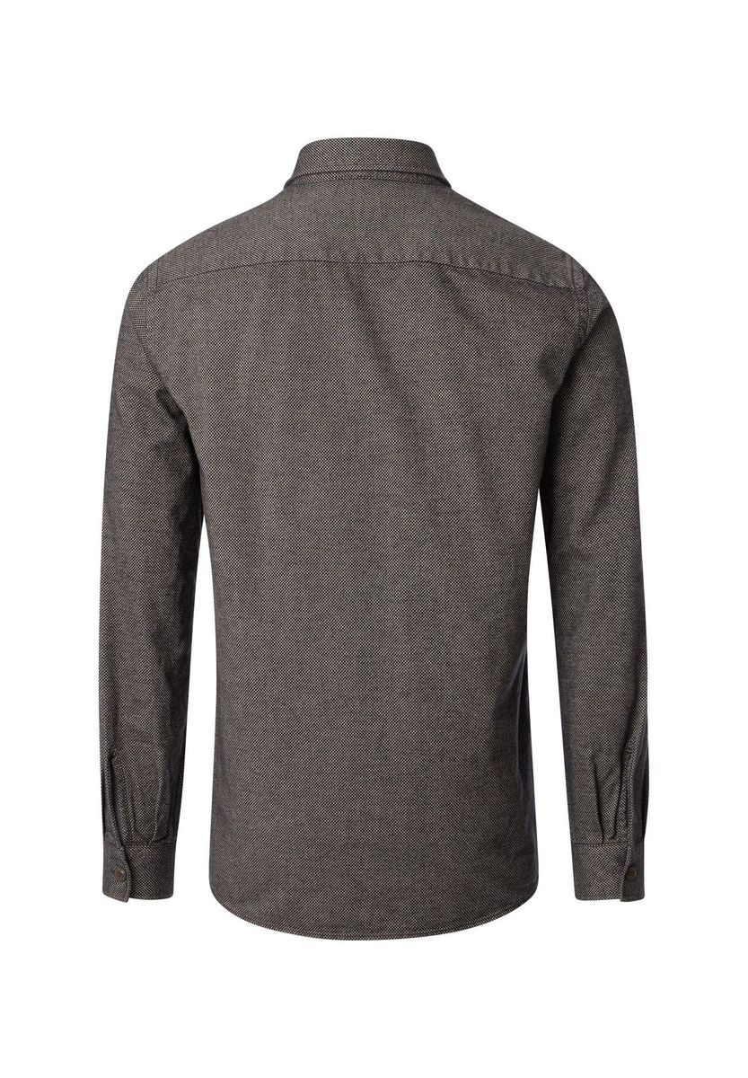 Freizeithemd mit Fischgrätenmuster