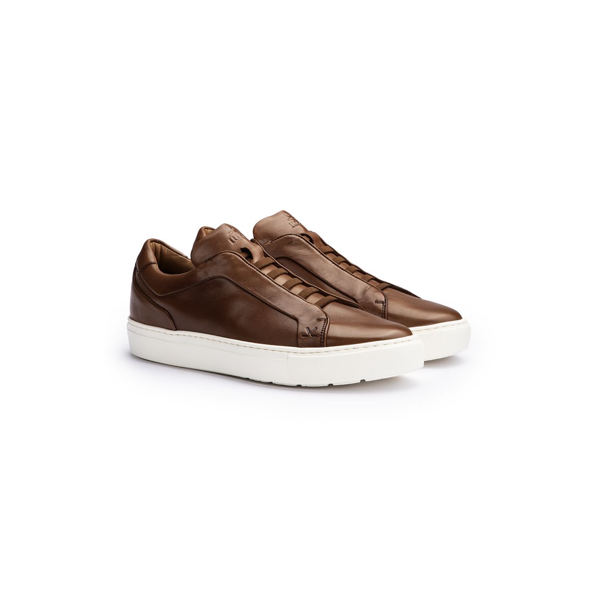 Minimalistischer Glattleder Slip-On