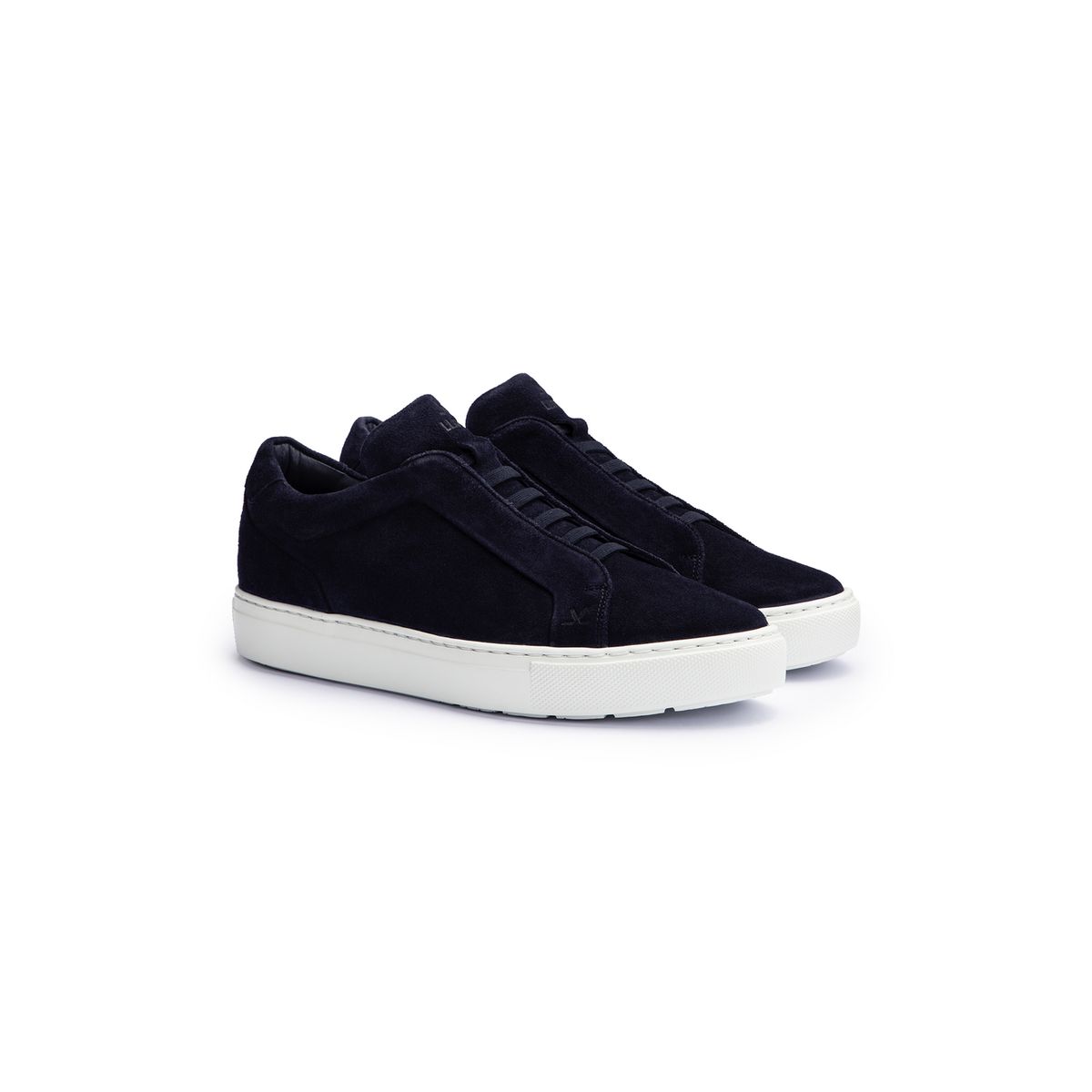 Minimalistische Sneaker aus Rauleder